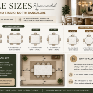 dining table size