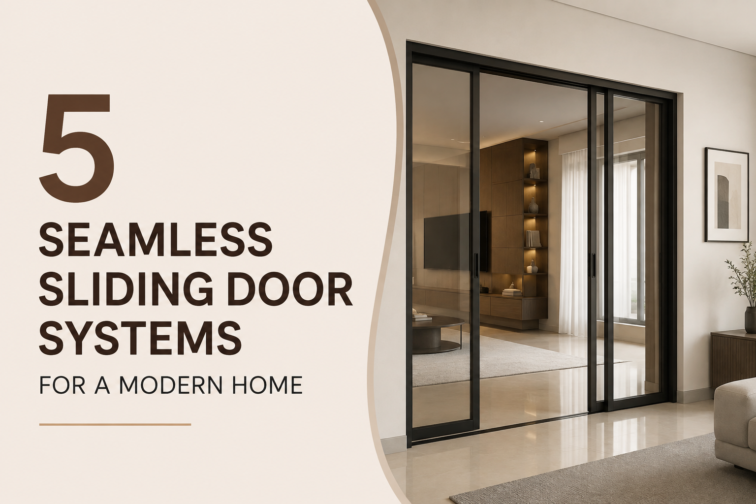 5 Seamless Sliding Door Systems for a Modern Home
